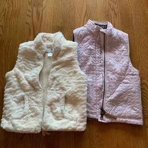 Girls winter vests